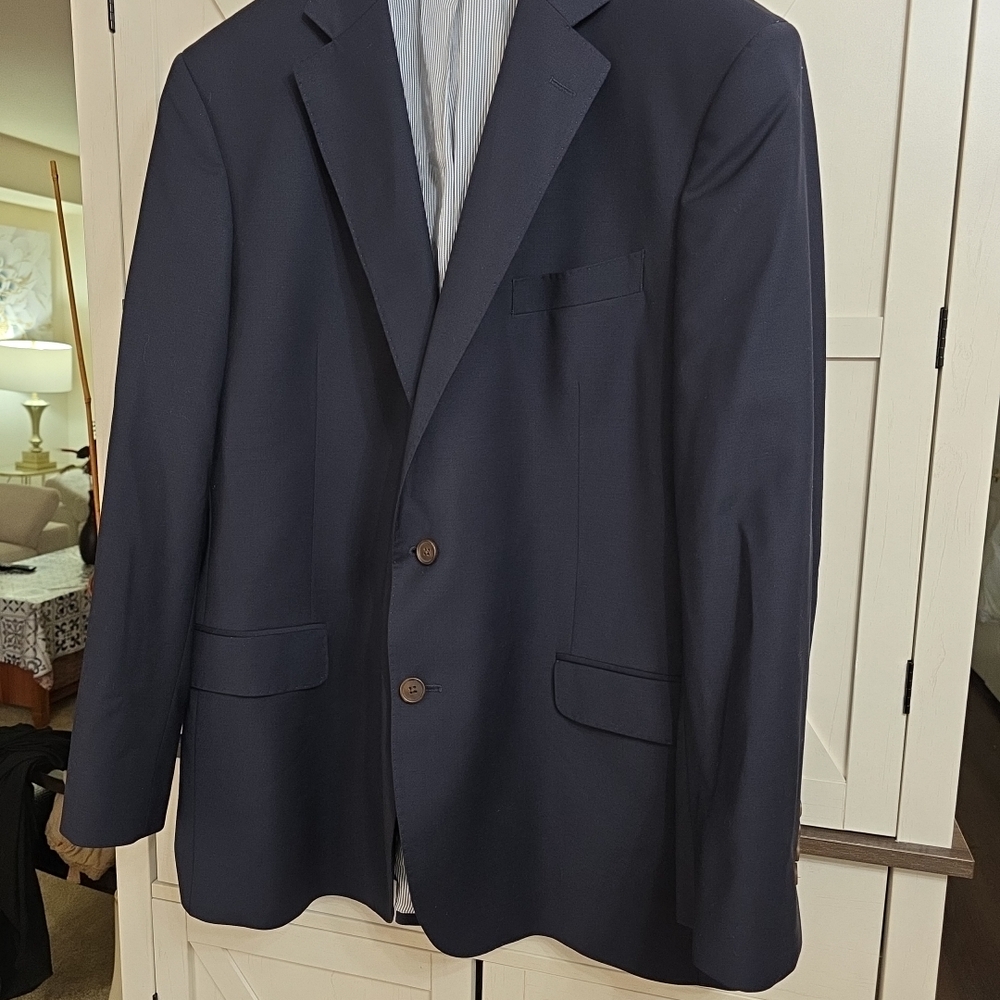 Brooks Brothers Dark Blue Men's Blazer